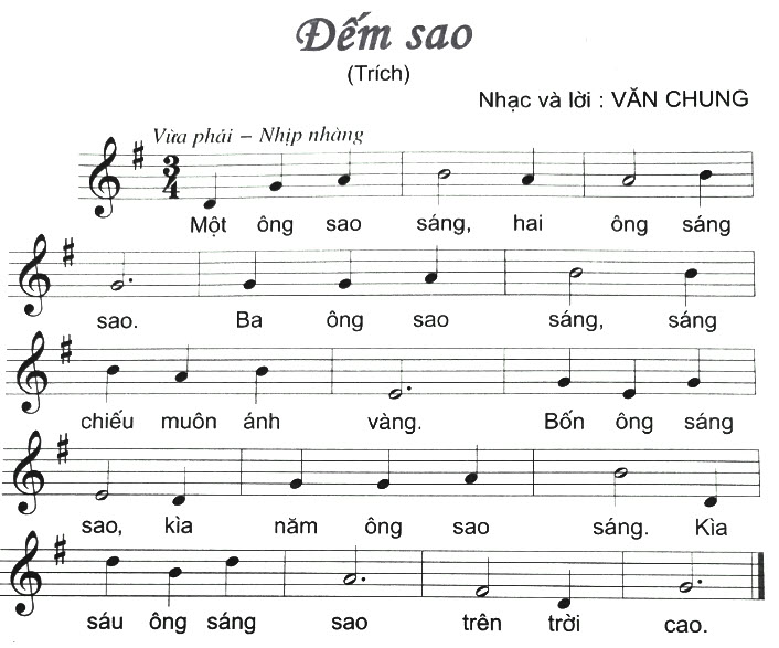 Bài hát lớp 3 – Đếm Sao - Kathy Farm